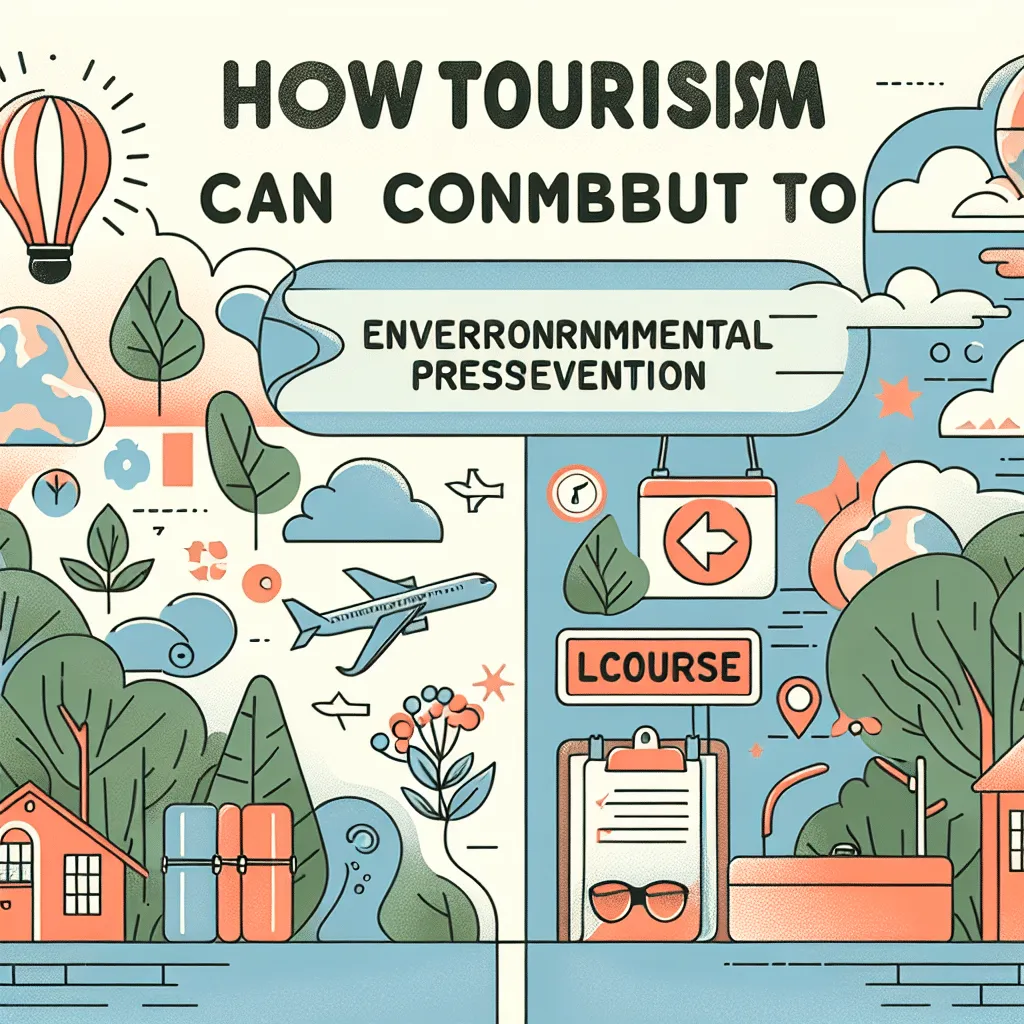 Como o turismo pode contribuir para a preservação ambiental