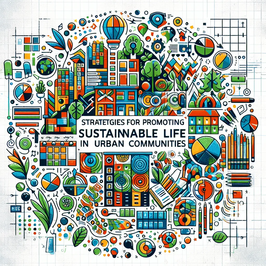 Estratégias para promover a vida sustentável em comunidades urbanas