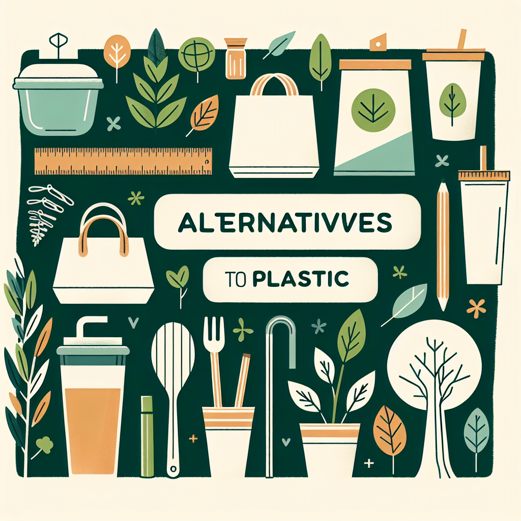 Alternativas ao plástico: Alternativas sustentáveis para um futuro mais verde