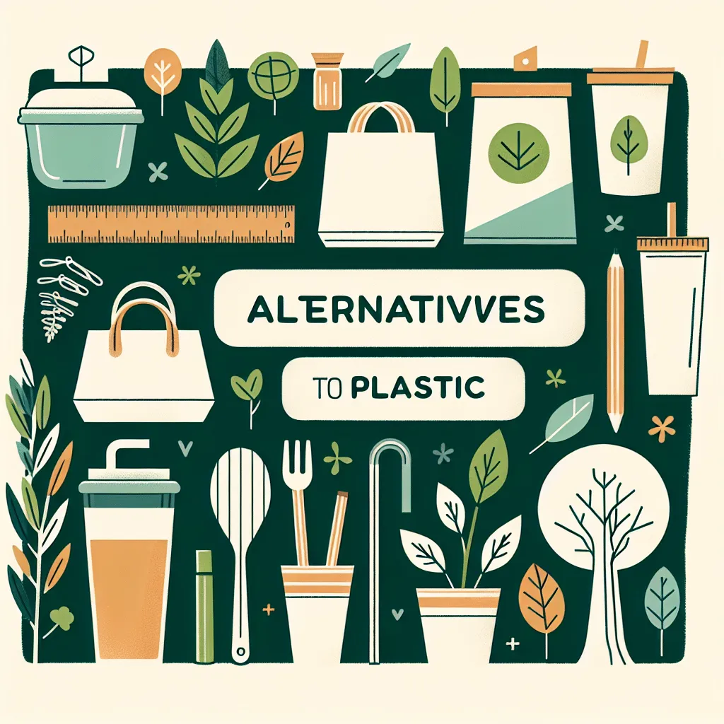 Alternativas ao plástico: Alternativas sustentáveis para um futuro mais verde