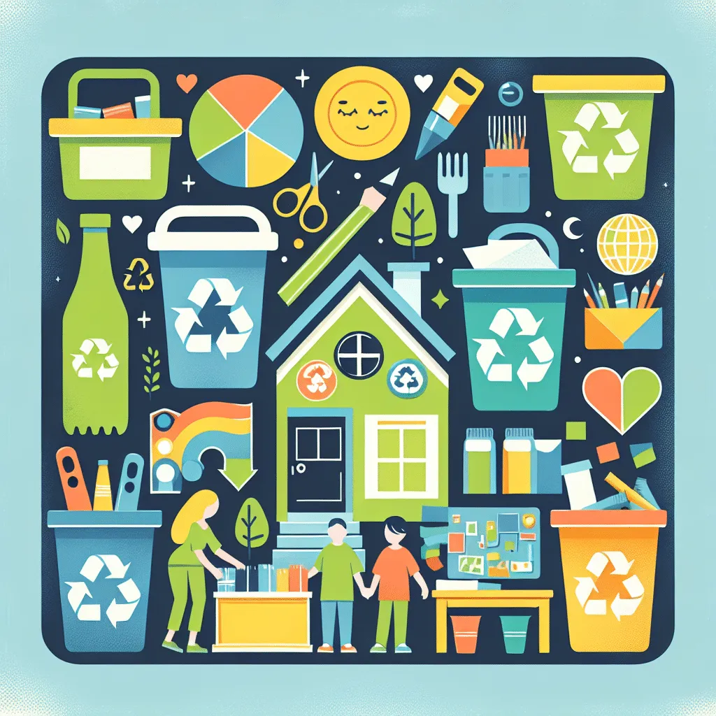 A importância da reciclagem e da reutilização para a redução de resíduos domésticos