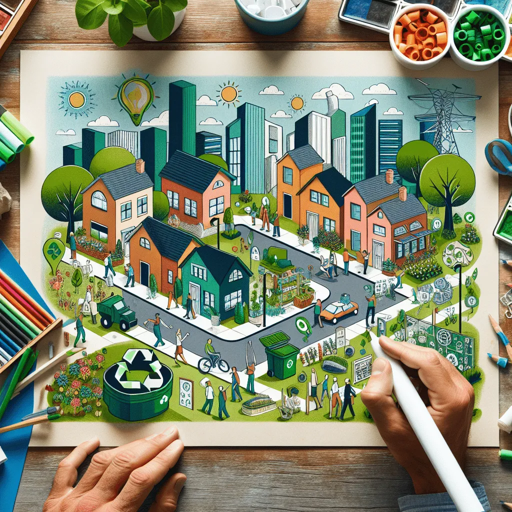Como estimular a participação dos moradores na construção de uma vida sustentável em comunidade