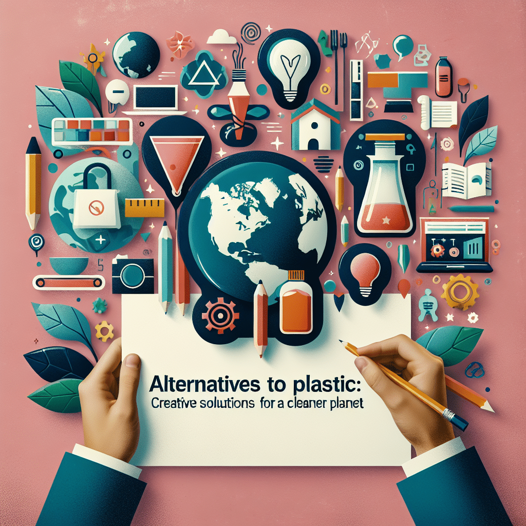 Alternativas ao plástico: soluções criativas para um planeta mais limpo