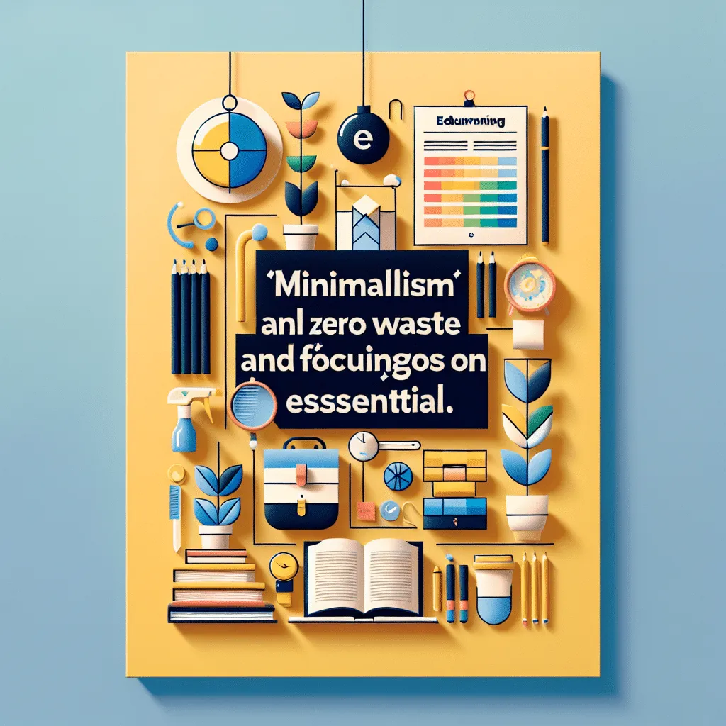 Minimalismo e resíduos zero: Reduzindo o desperdício e focando no essencial