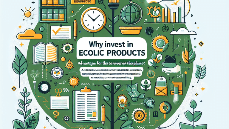 Por que Investir em Produtos Ecológicos: Vantagens para o Consumidor e para o Planeta