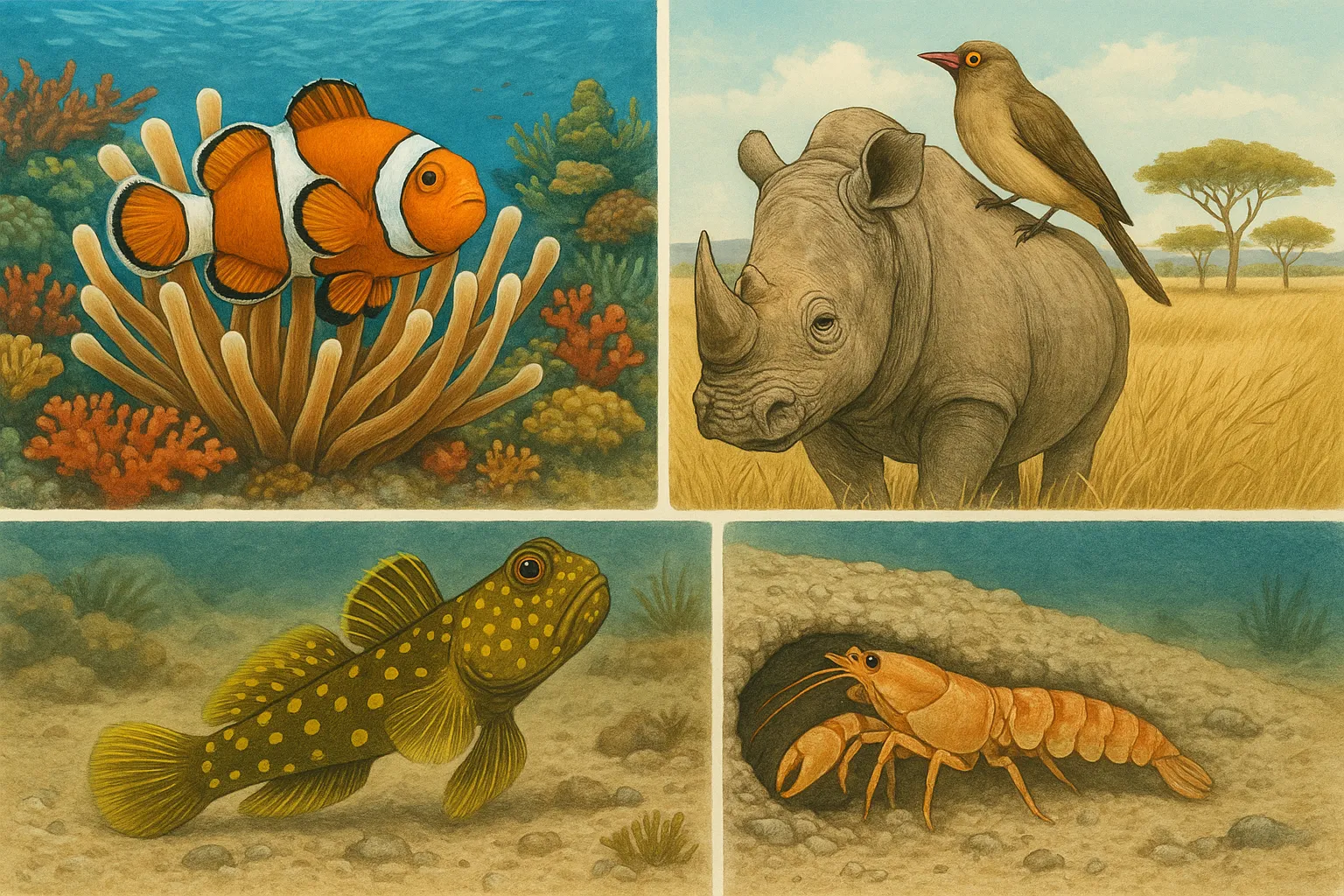Fascinating Creatures: Uncover the Astonishing Secrets of the Animal Kingdom — Symbiotic Relationships: Unlikely Partnerships in Nature