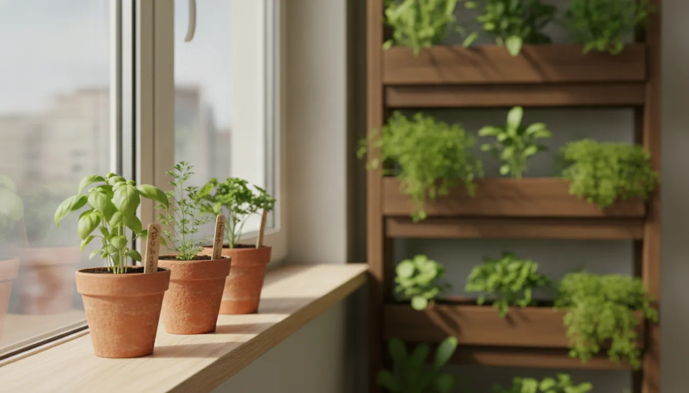 Apartment Gardening: Grow Your Own Food Without a Backyard - Start Small, Think Big