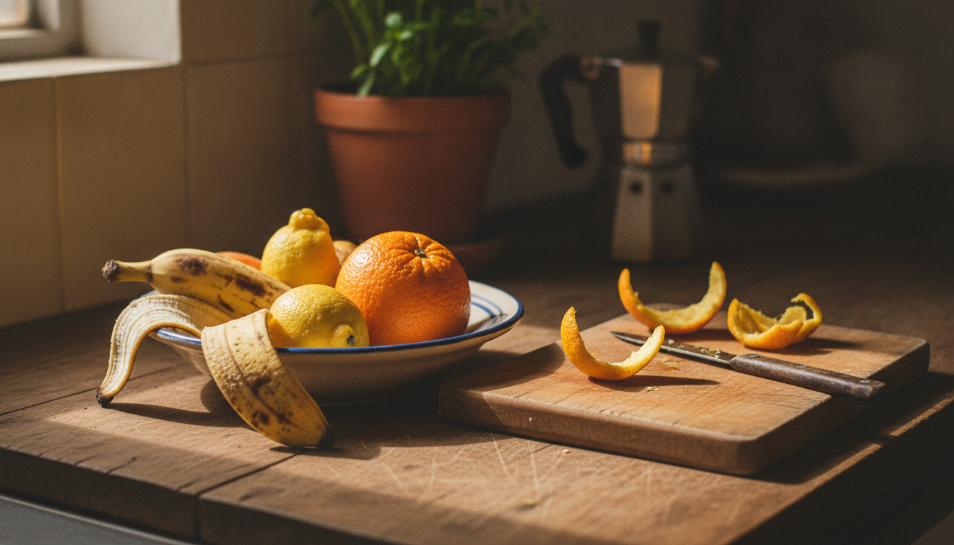 Cascas de frutas no apartamento: como aproveitá-las bem - Comece hoje com o que você já tem