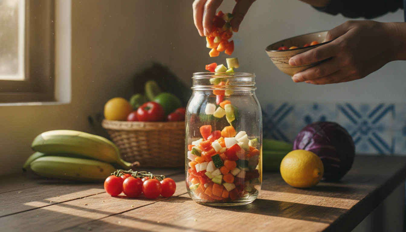Conservar alimentos em casa evita desperdício e economiza - Comece hoje com um passo pequeno