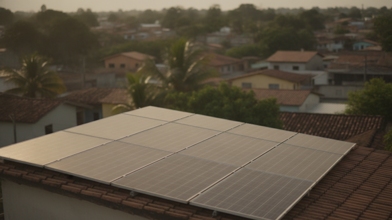 Energia solar em cidade nublada ainda vale a pena