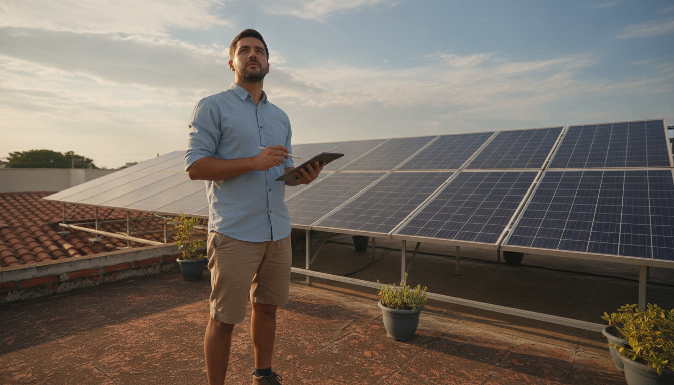 Energia solar em dia nublado ainda gera eletricidade - Um primeiro passo que você pode dar ainda esta semana