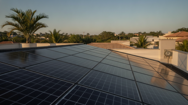 Energia solar reduz sua conta de luz o ano todo