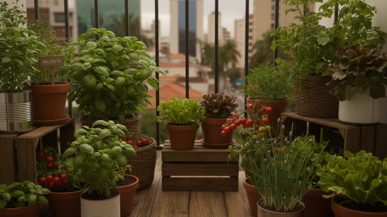 Horta em apartamento pequeno: por onde começar