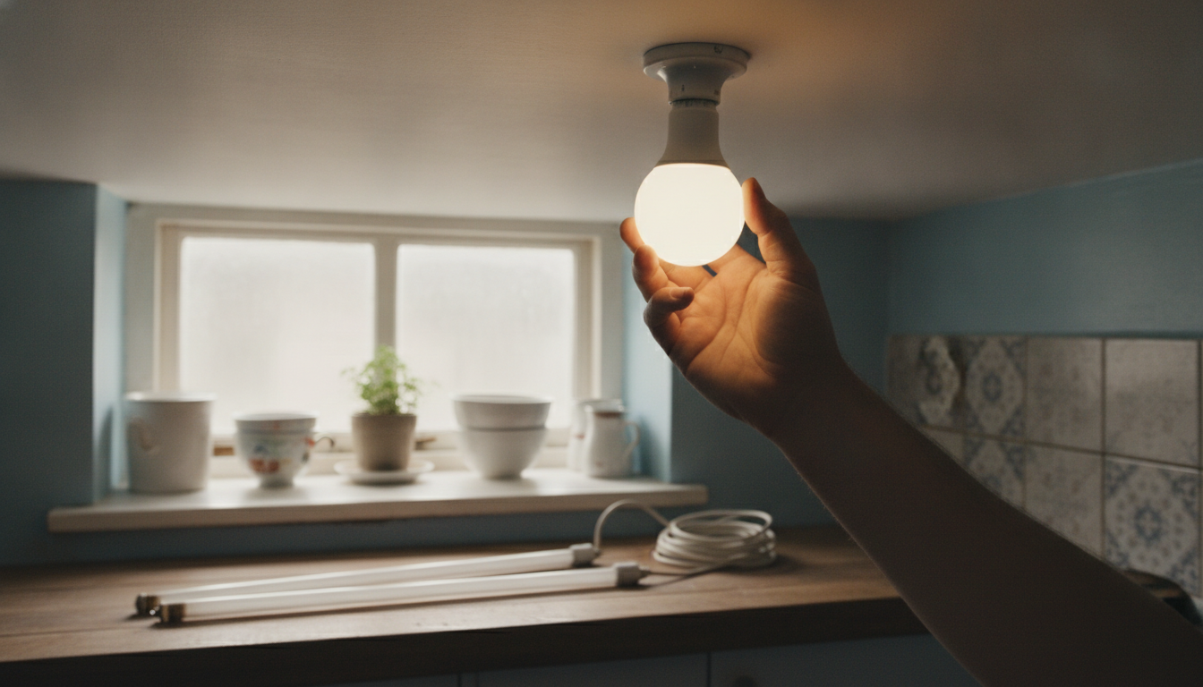 LED ou fluorescente: qual realmente economiza mais? - Comece hoje: uma troca simples com retorno real