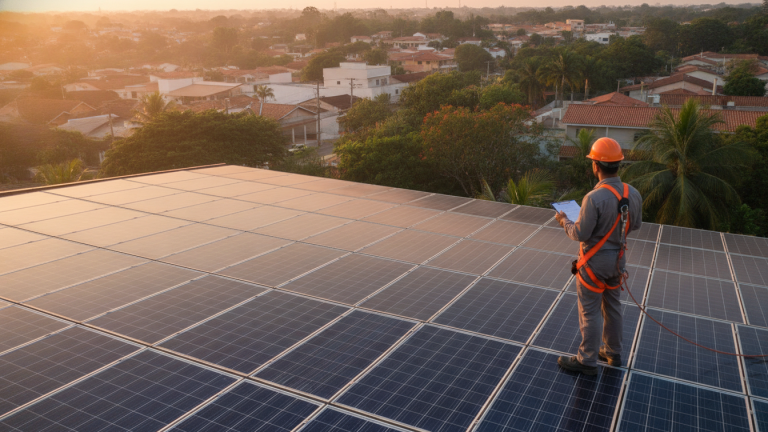 Manutenção de painel solar: quanto custa por ano?