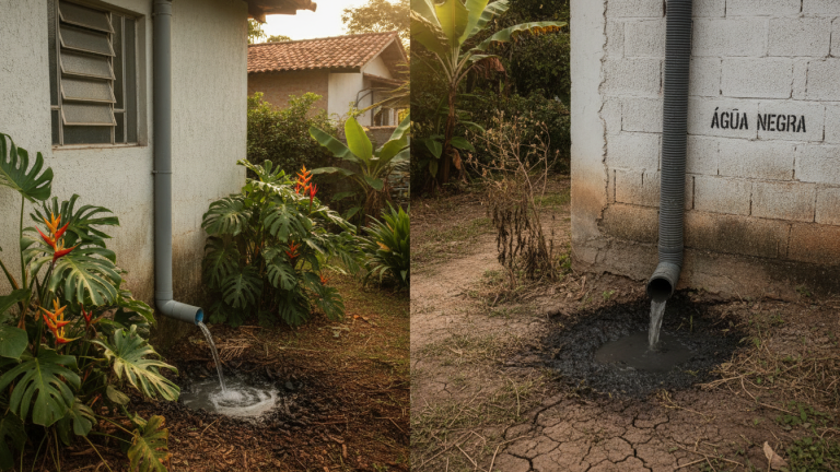 Água cinza e negra: qual pode ser reusada em casa