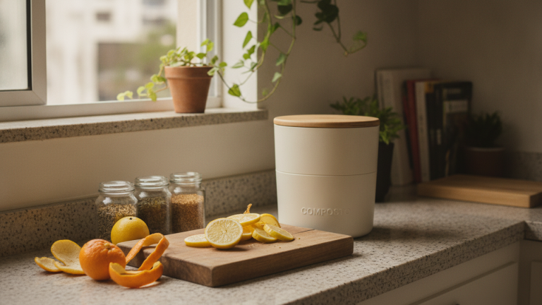 Como usar cascas de frutas morando em apartamento