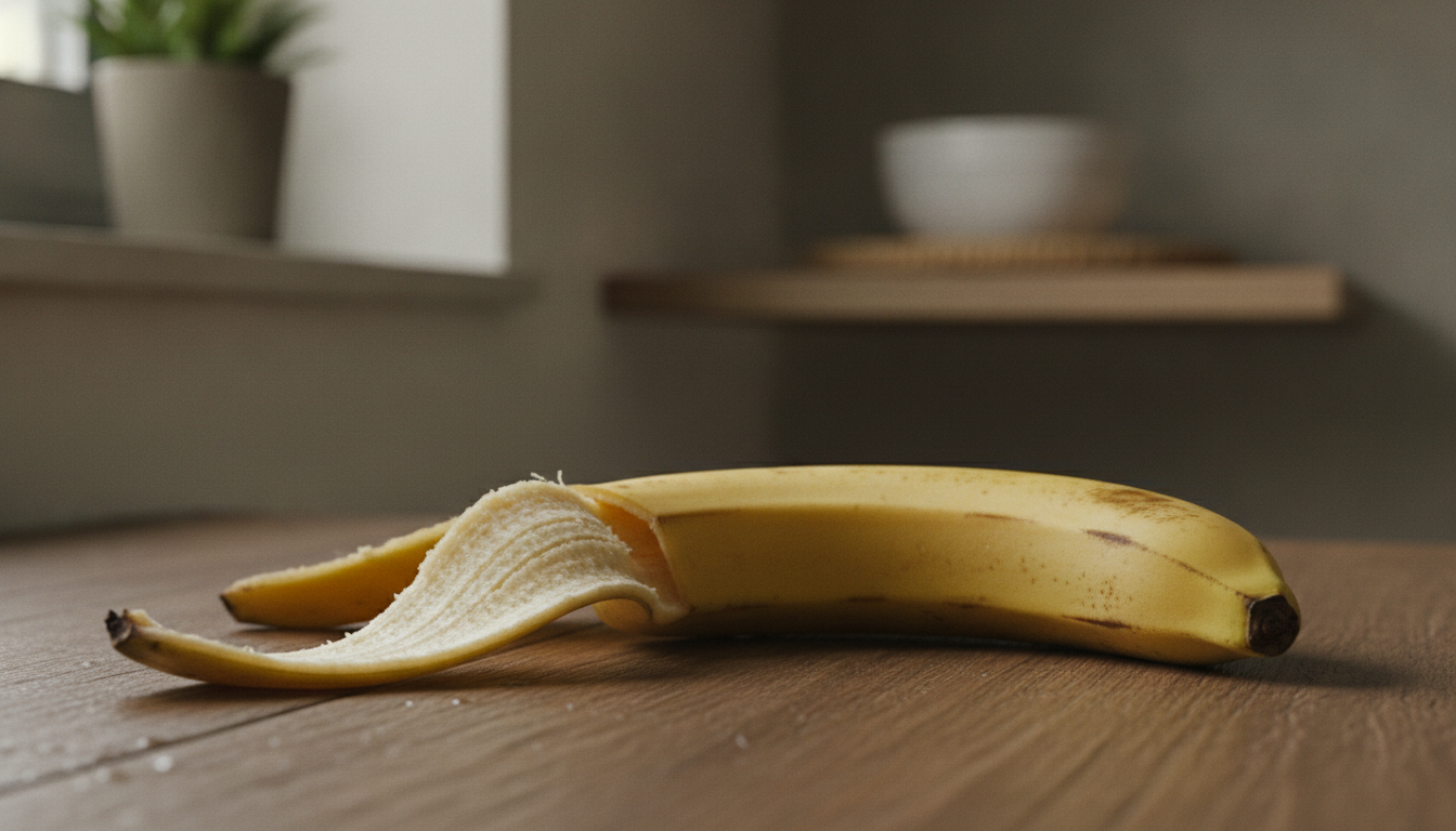 Como usar cascas de frutas morando em apartamento - Comece com uma casca de banana hoje